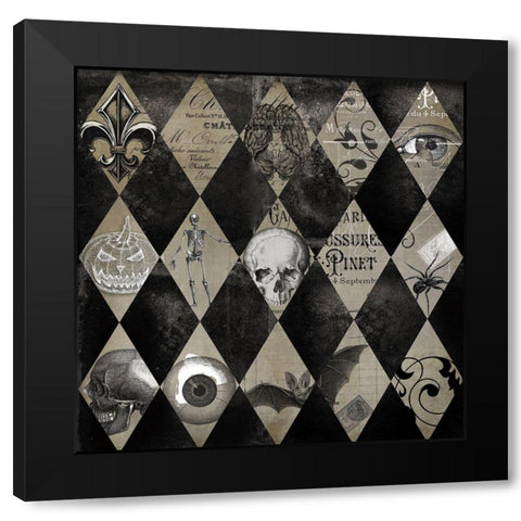 La Toussant Black Modern Wood Framed Art Print with Double Matting by Sommers, Mindy