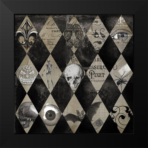 La Toussant Black Modern Wood Framed Art Print by Sommers, Mindy