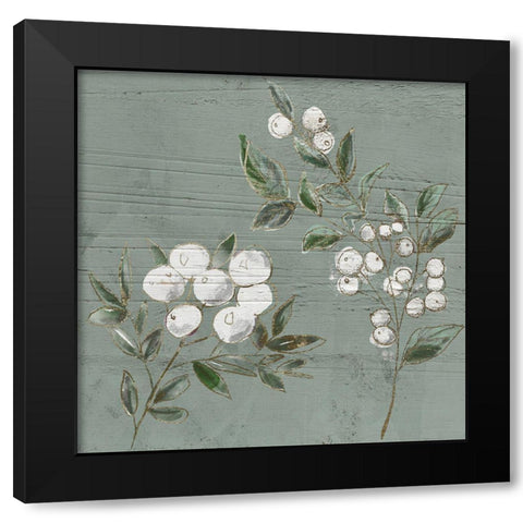 Berrywood Black Modern Wood Framed Art Print by Sommers, Mindy