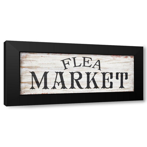 Flea Market Black Modern Wood Framed Art Print by Sommers, Mindy