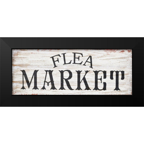 Flea Market Black Modern Wood Framed Art Print by Sommers, Mindy