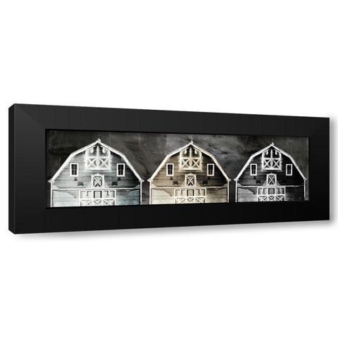 Old Barn Road Black Modern Wood Framed Art Print by Sommers, Mindy