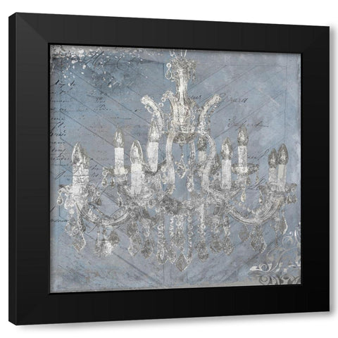 Wedgewood Glow Black Modern Wood Framed Art Print by Sommers, Mindy