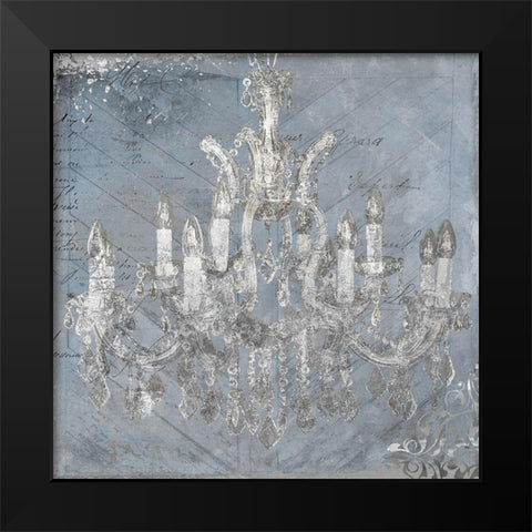 Wedgewood Glow Black Modern Wood Framed Art Print by Sommers, Mindy