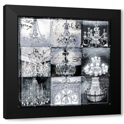 Danse Paree Black Modern Wood Framed Art Print by Sommers, Mindy