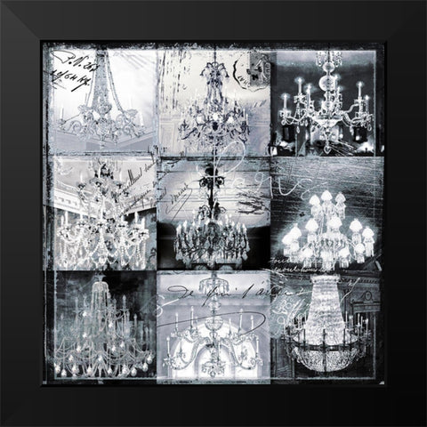 Danse Paree Black Modern Wood Framed Art Print by Sommers, Mindy