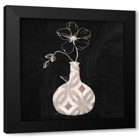 Calm Attention II Black Modern Wood Framed Art Print by Sommers, Mindy