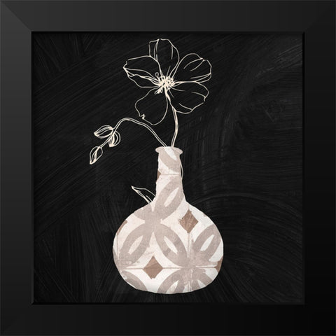 Calm Attention II Black Modern Wood Framed Art Print by Sommers, Mindy