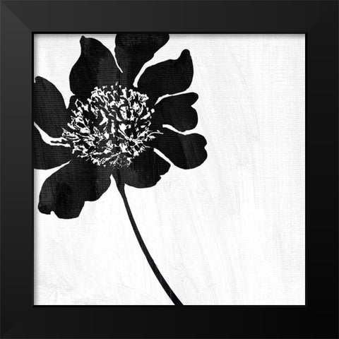 Mood in Blue Black Modern Wood Framed Art Print by Sommers, Mindy