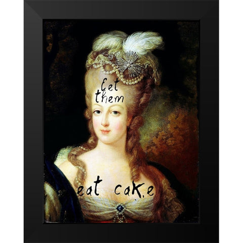 Oh Marie Black Modern Wood Framed Art Print by Sommers, Mindy