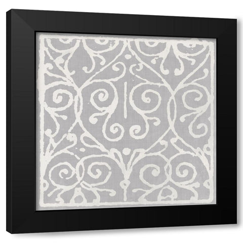 Slate Tryst Black Modern Wood Framed Art Print by Sommers, Mindy