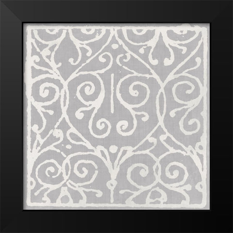 Slate Tryst Black Modern Wood Framed Art Print by Sommers, Mindy