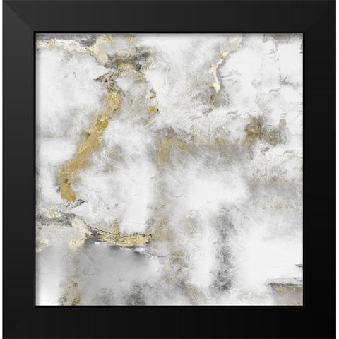 White Prism Black Modern Wood Framed Art Print by Sommers, Mindy