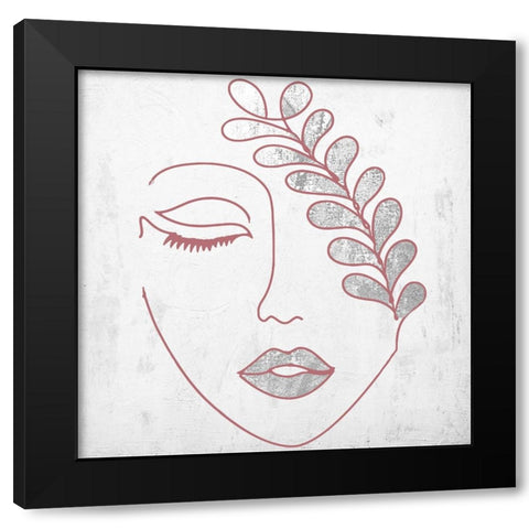 Nature Girl Black Modern Wood Framed Art Print by Sommers, Mindy