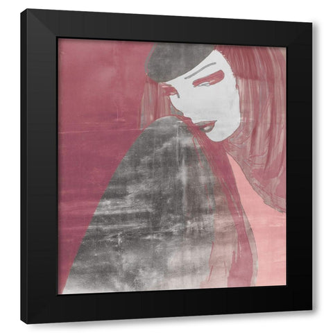 Strike a Pose Black Modern Wood Framed Art Print by Sommers, Mindy