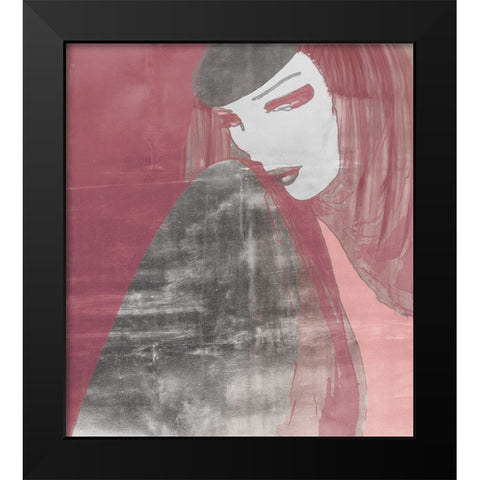 Strike a Pose Black Modern Wood Framed Art Print by Sommers, Mindy