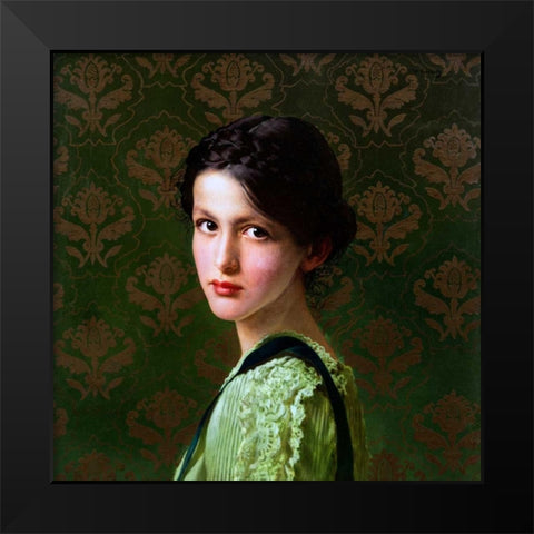 Paolina Clelia Silvia Bondi Black Modern Wood Framed Art Print by Corcos, Vittorio Matteo
