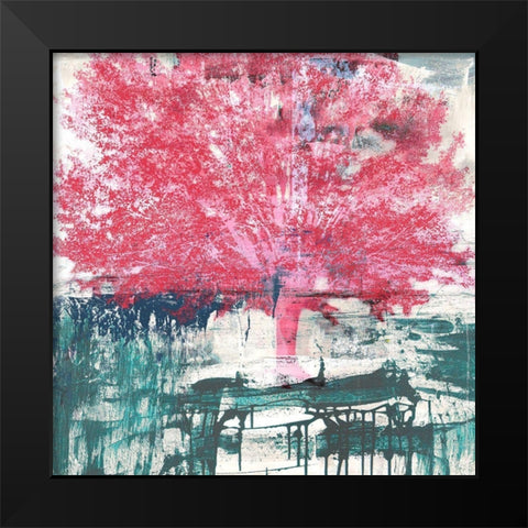 Gesture of a Tree Black Modern Wood Framed Art Print by Alex, Blanco