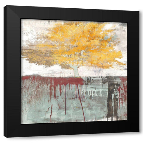 Sign of a Tree Black Modern Wood Framed Art Print by Alex, Blanco