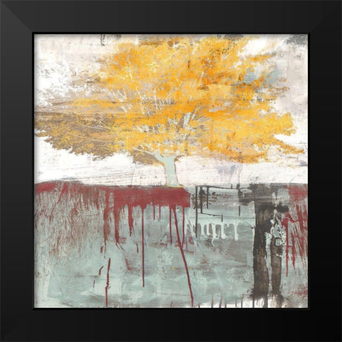 Sign of a Tree Black Modern Wood Framed Art Print by Alex, Blanco