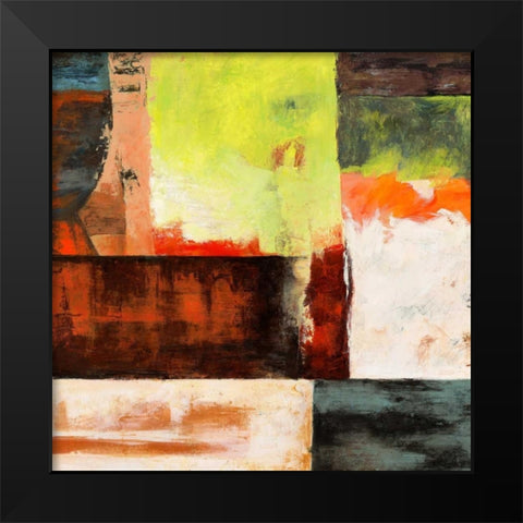 Jungle II Black Modern Wood Framed Art Print by Aprile, Alessio