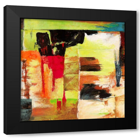 Jungle III Black Modern Wood Framed Art Print by Aprile, Alessio