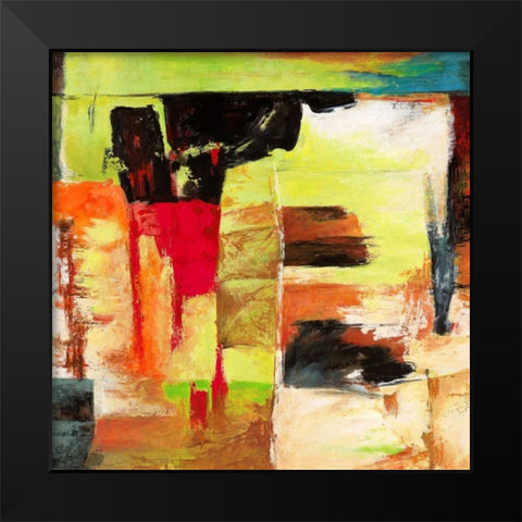 Jungle III Black Modern Wood Framed Art Print by Aprile, Alessio