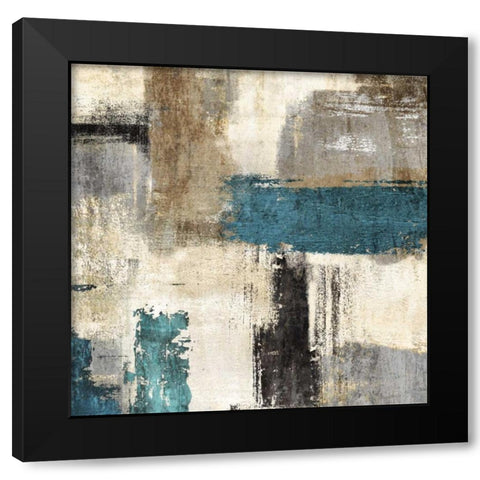 Cool Jazz Black Modern Wood Framed Art Print by Aprile, Alessio