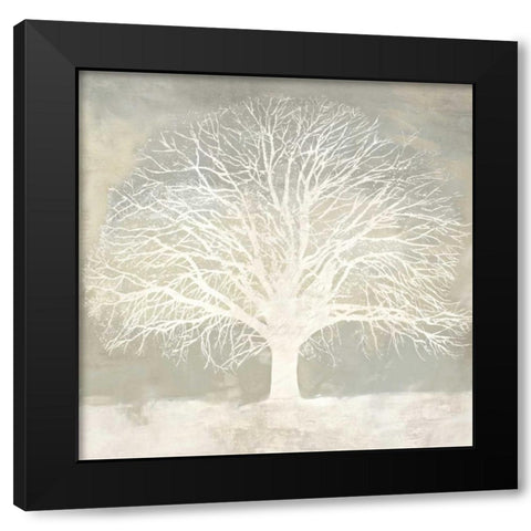 White Oak Black Modern Wood Framed Art Print with Double Matting by Aprile, Alessio