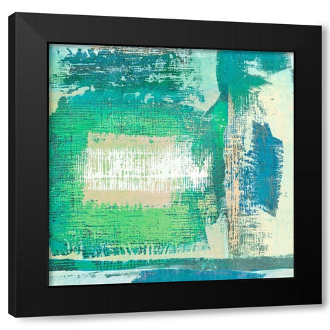 Crystal II Black Modern Wood Framed Art Print by Alessio, Aprile