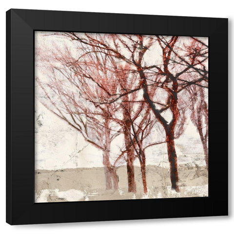 Rusty Trees II Black Modern Wood Framed Art Print by Alessio, Aprile