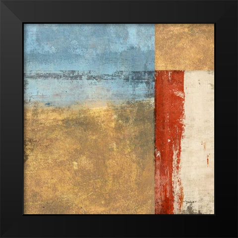 Direction I Black Modern Wood Framed Art Print by Aprile, Alessio