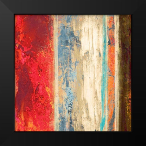 Printemps I Black Modern Wood Framed Art Print by Baron, Alphonse