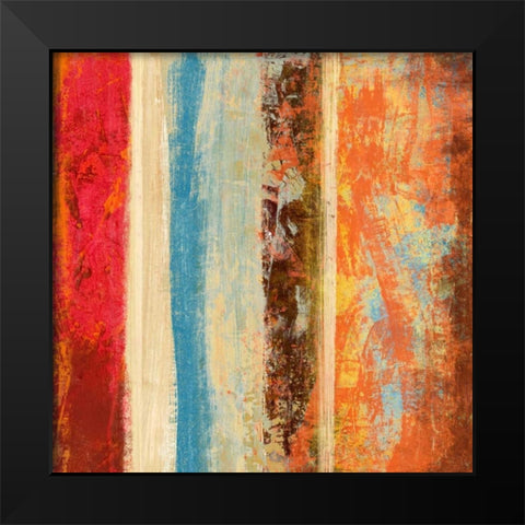 Printemps II Black Modern Wood Framed Art Print by Baron, Alphonse