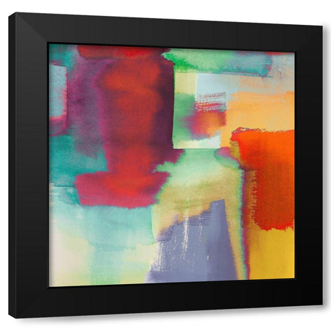 Colors of Nature (det I) Black Modern Wood Framed Art Print with Double Matting by Asia, Rivieri