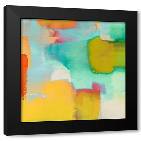 Colors of Nature (det II) Black Modern Wood Framed Art Print by Asia, Rivieri