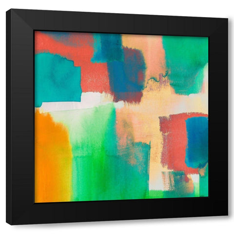 Rumble in the Jungle  Black Modern Wood Framed Art Print with Double Matting by Asia, Rivieri