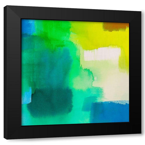 Underwater I Black Modern Wood Framed Art Print by Asia, Rivieri