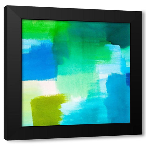 Underwater II Black Modern Wood Framed Art Print with Double Matting by Asia, Rivieri