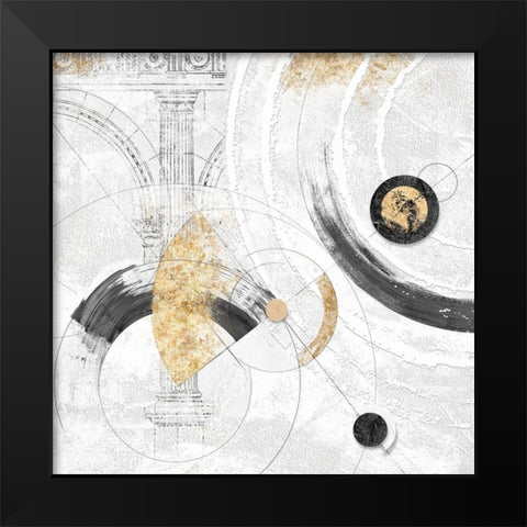 Orbite stellari Black Modern Wood Framed Art Print by Armenti, Arturo