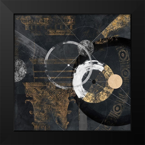 Canone Black Modern Wood Framed Art Print by Arturo, Armenti