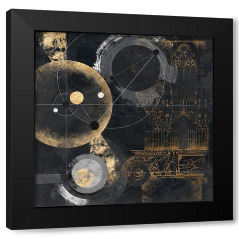 Proporzione Black Modern Wood Framed Art Print with Double Matting by Arturo, Armenti