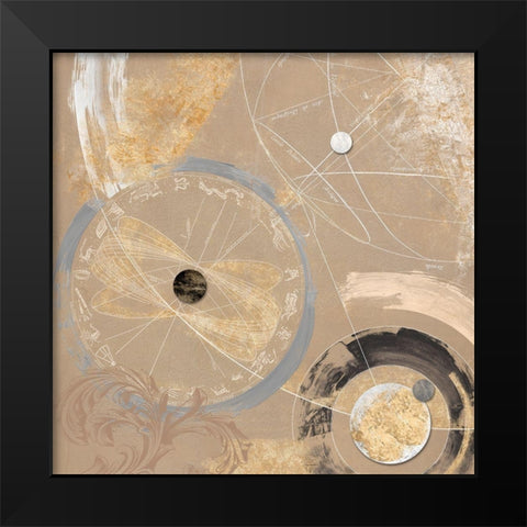 Costellazioni I Black Modern Wood Framed Art Print by Armenti, Arturo