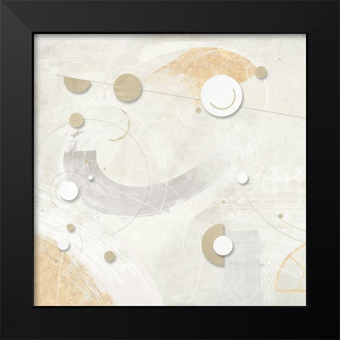 Galassia no 1 Black Modern Wood Framed Art Print by Armenti, Arturo