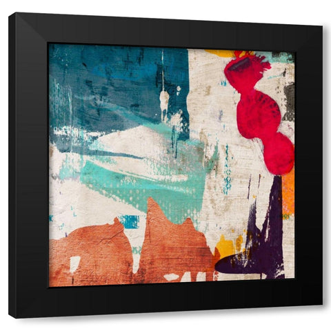 Colors Royale I Black Modern Wood Framed Art Print by Munson, Anne