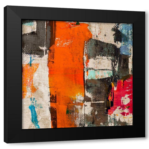 Colors Royale II Black Modern Wood Framed Art Print with Double Matting by Munson, Anne