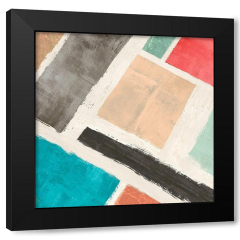 Bel Air 1 Black Modern Wood Framed Art Print with Double Matting by Anne, Munson