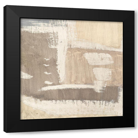 White Choreography I Black Modern Wood Framed Art Print by Munson, Anne