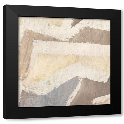 White Choreography II Black Modern Wood Framed Art Print with Double Matting by Munson, Anne