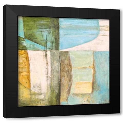 Memoires de mer Black Modern Wood Framed Art Print with Double Matting by Bacci, Leonardo